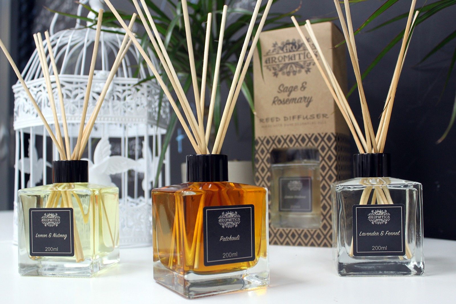 200ml Lavender & Fennel Essential Oil Reed Diffuser